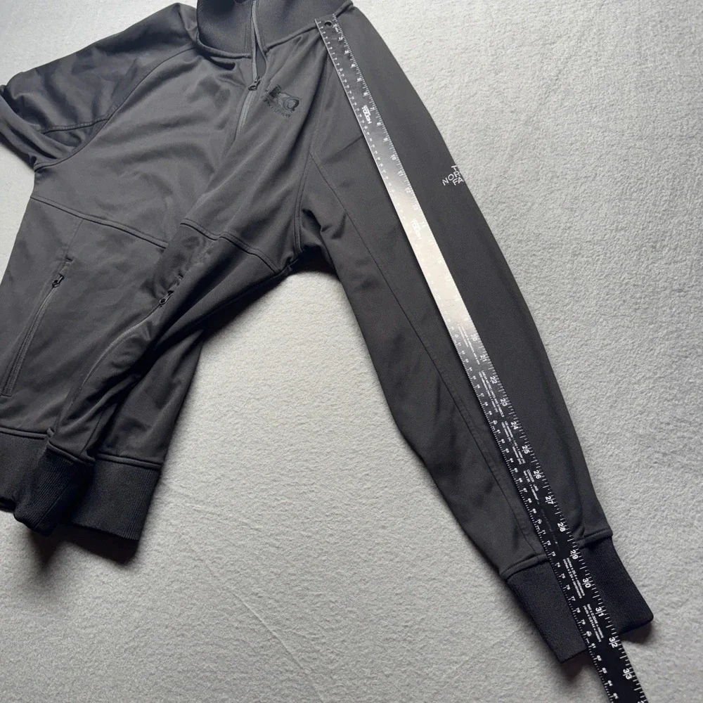 The North Face Mens XL Full Zip Track Jacket Black LKQ Logo NF0A3SEW
